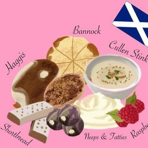 Scottish Foods Pink Small