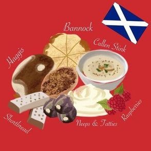 Scottish Foods Red Small