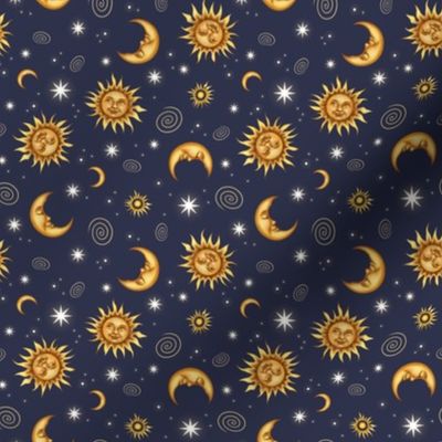 Vintage Celestial Pattern Micro