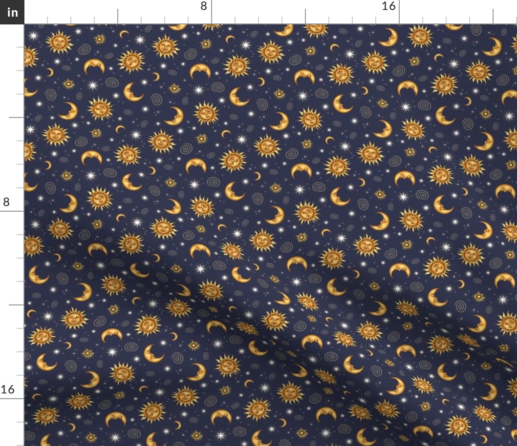 Vintage Celestial Pattern Micro