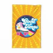 Good Times Wall Hanging (Circus Peanut) || rollerskating superstar