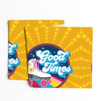 Good Times Wall Hanging (Circus Peanut) || rollerskating superstar