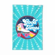 Good Times Wall Hanging* (Television Blue) || rollerskating superstar