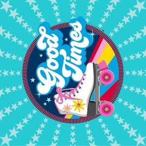 Good Times Wall Hanging* (Television Blue) || rollerskating superstar