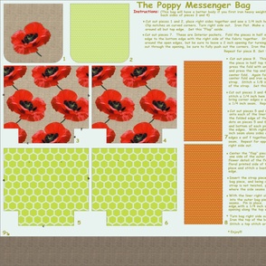 poppy messenger bag