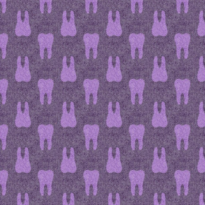 Tweed Teeth - purple