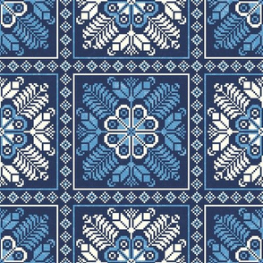 TraditionalRomaniamonochromeblue2