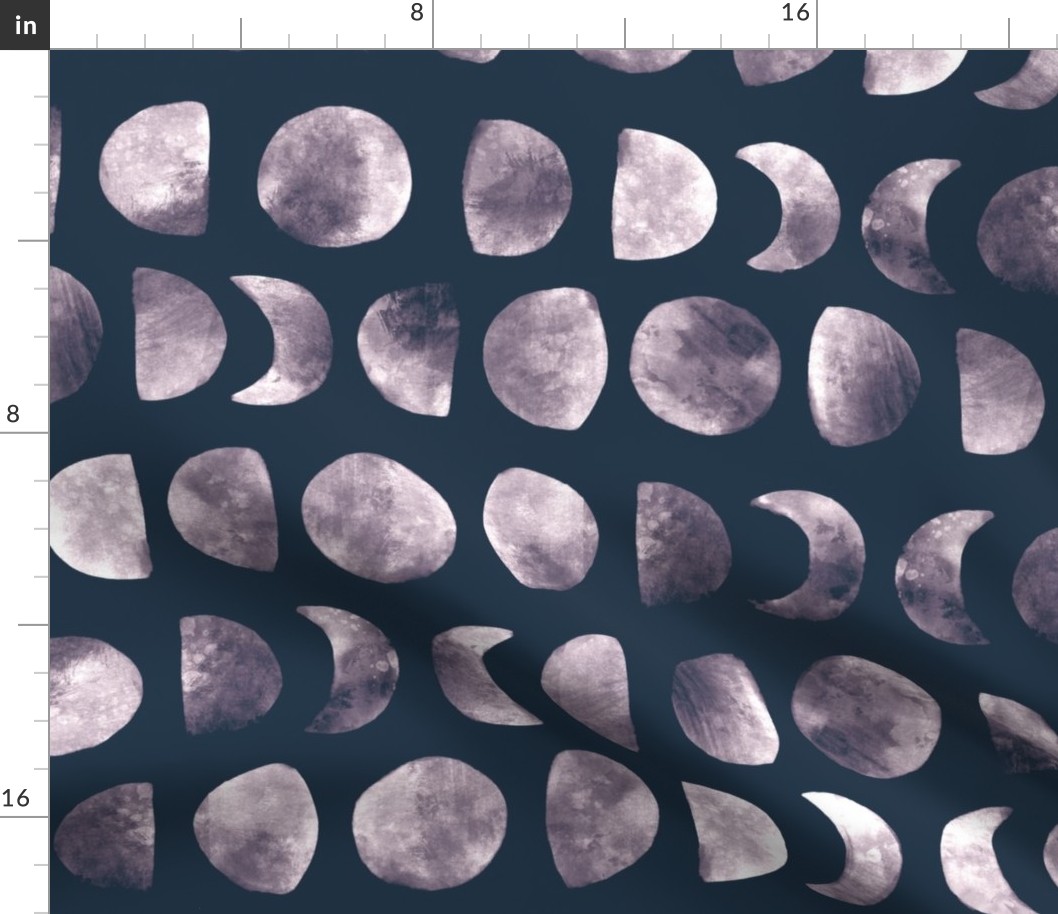 Moon phases in Navy - large scale