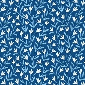 Ditsy flowers (blue)