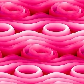 wave abstraction fuchsia pink PSMGE