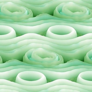 wave abstraction green PSMGE