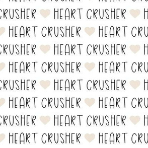 Heart Crusher // Bone on White