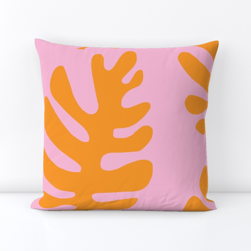 Funky Leaf ! (orange & blush)