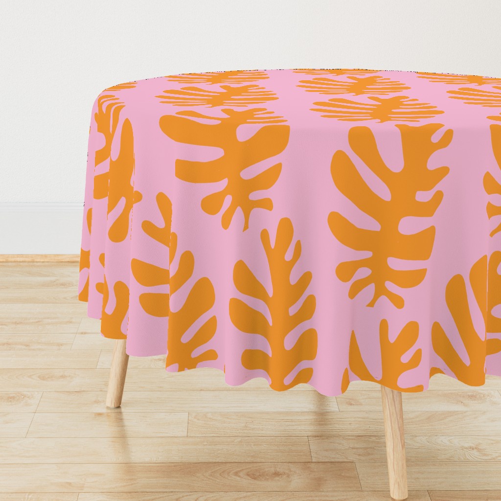 Funky Leaf ! (orange & blush)