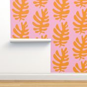 Funky Leaf ! (orange & blush)