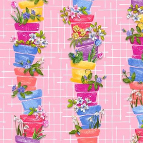Flower Pots Garden Party |Small| Light Pink