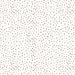 Burnt Orange and Grey Irregular Dot1