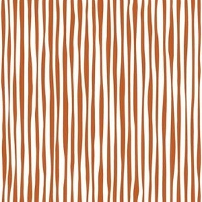 Burnt Orange and Grey Irregular Stripe1