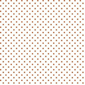 Burnt Orange and Grey Mini dot 1