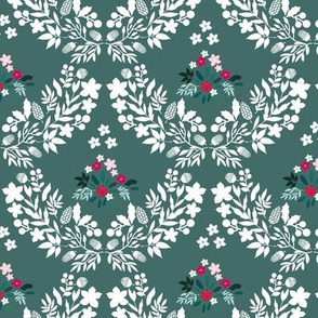 Christmas flower pattern22