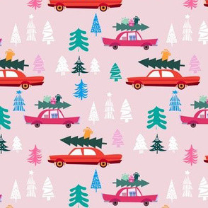 Christmas car pattern1