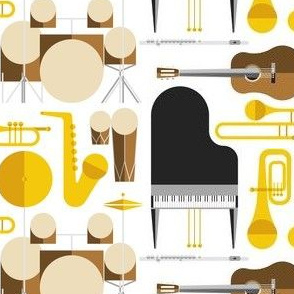 music instruments with guitar