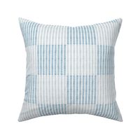  Pastel blue soft cute checkered seamless pattern