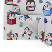 Cute Christmas Penguin Pattern