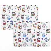 Cute Christmas Penguin Pattern