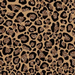 Glitter Cheetah Fabric, Wallpaper and Home Decor | Spoonflower
