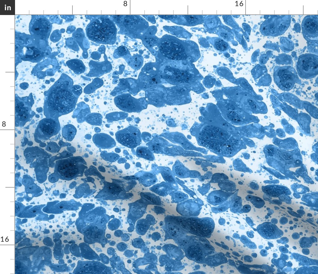 Marble Cells- Blue- Large Scale