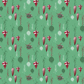 Vintage Christmas Green 