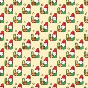 Christmas Gnomes with Gifts - Red & Green