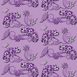 Camo Chameleon purple