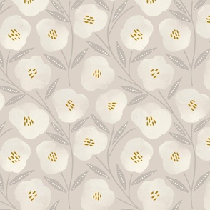 Josephine floral (beige)