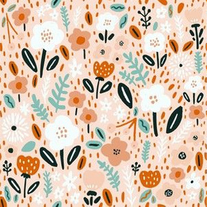 Floral dreamy pattern