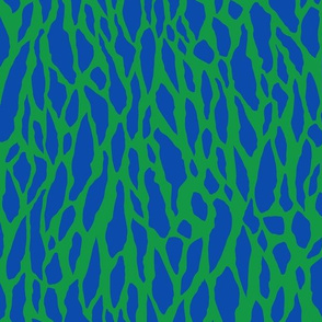 Dino Skin  - blue and green (large scale)