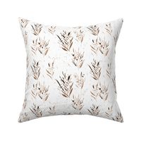 earthy watercolor splatter dainty flowers - splash florals for modern home decor bedding nursery p334