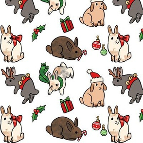 christmas bunnies