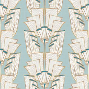 Art Deco Dreams  - Teal 