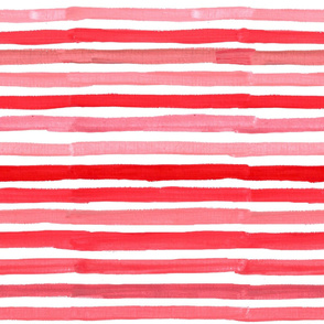 handpainted valentines stripes