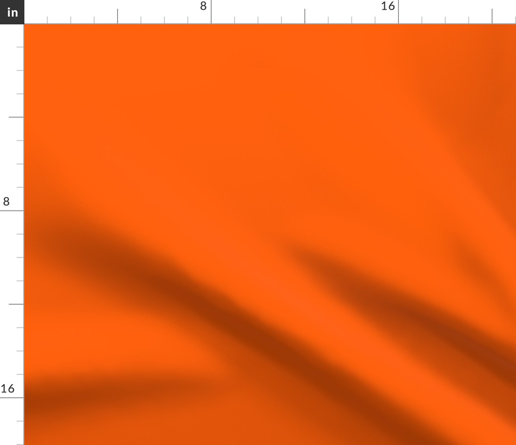 Solid Vivid Orange Color - From the Official Spoonflower Colormap