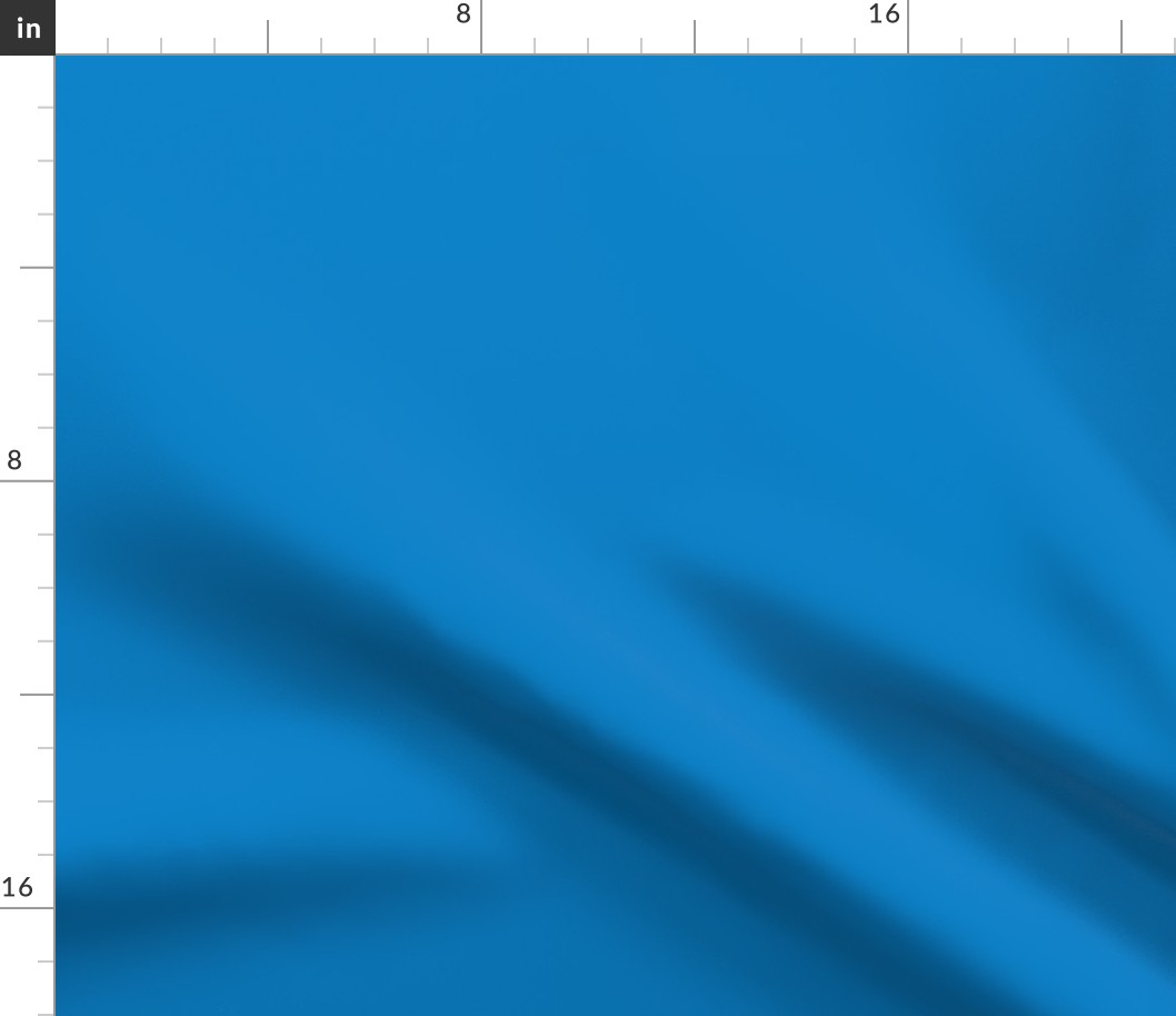 Solid True Blue Color - From the Official Spoonflower Colormap