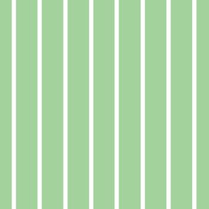 Green with narrow white stripe (small)