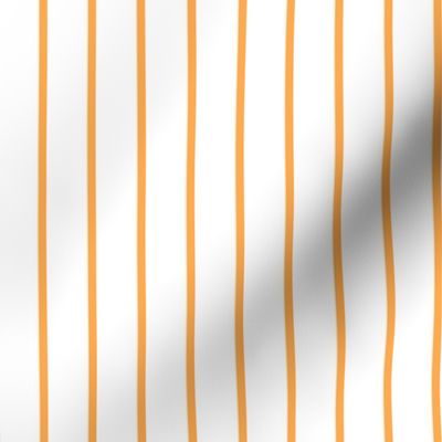 Narrow orange stripe on white - vertical
