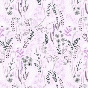 Botanical dreams on lilac