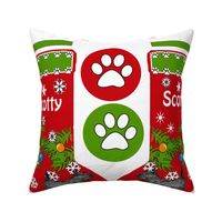 Christmas stocking Scotty Terrier