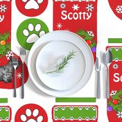 Christmas stocking Scotty Terrier