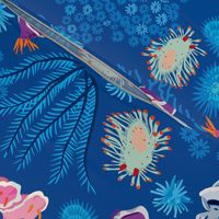 Nudibranch Coral Pattern Background DK V1R1-01