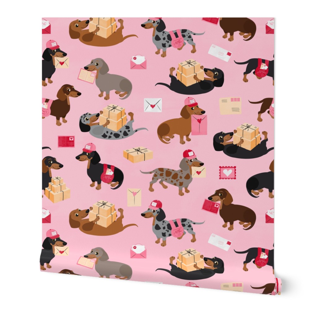 Special Delivery Dachshunds - Pink All Coats